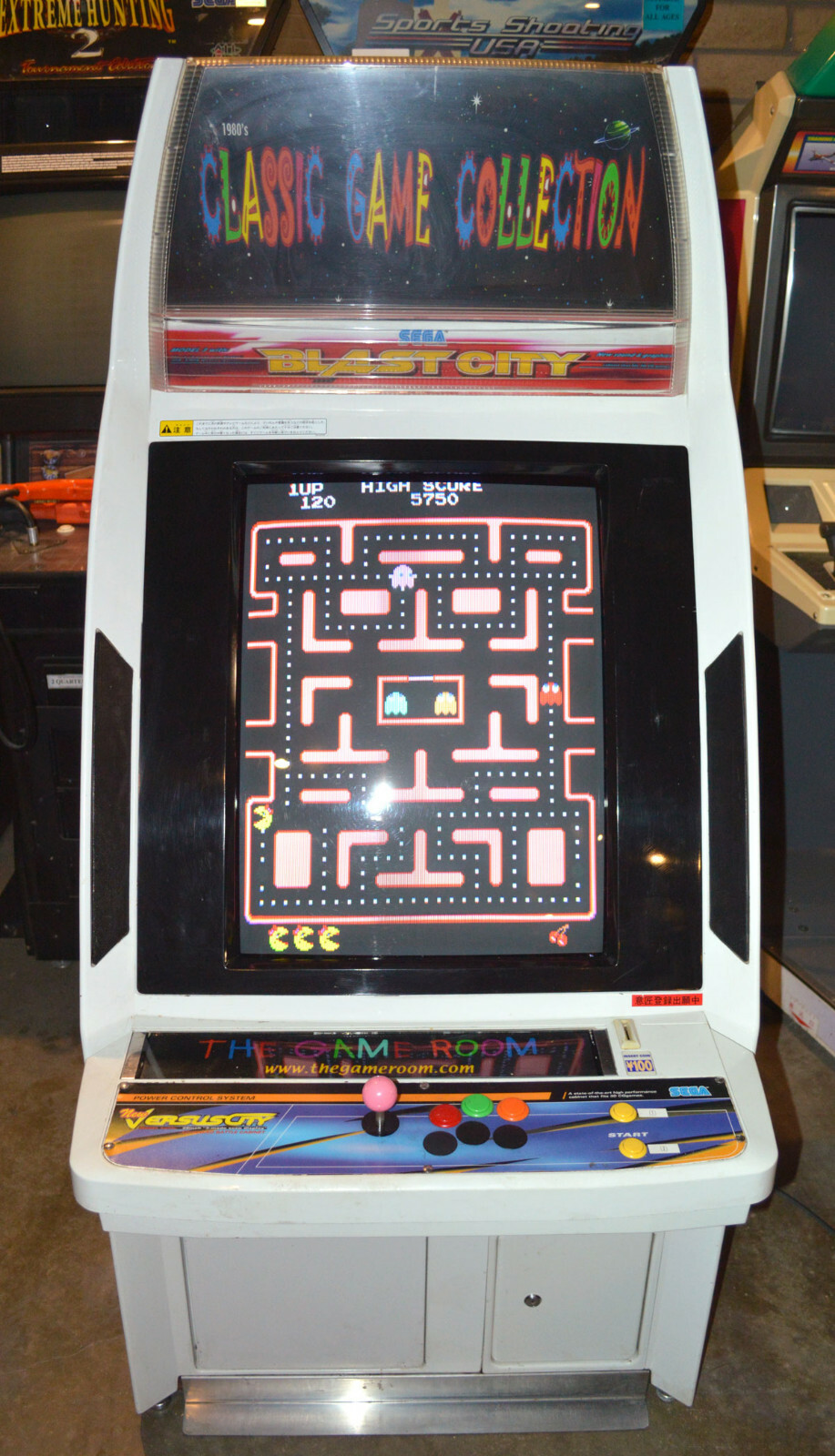 Sega BLAST CITY Candy Cabinet Japan with Multi-Game Classic Collection