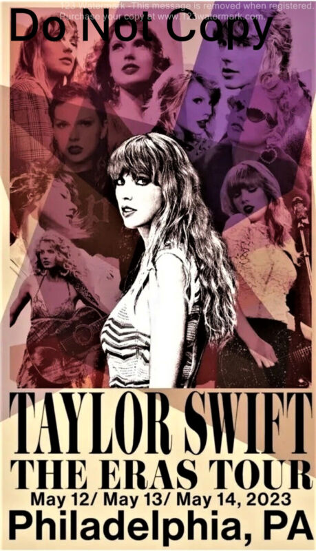 Taylor Swift Concert Poster Eras Tour 12"x18"