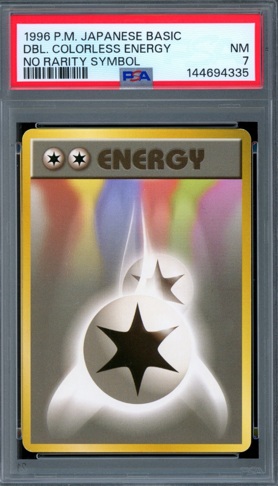 Double Colorless Energy PSA 7