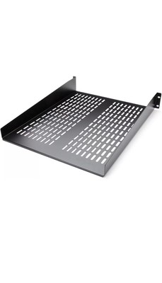 StarTech 2U 22in Vented Rack Mount Shelf - Fixed Server Rack Cabinet Shelf