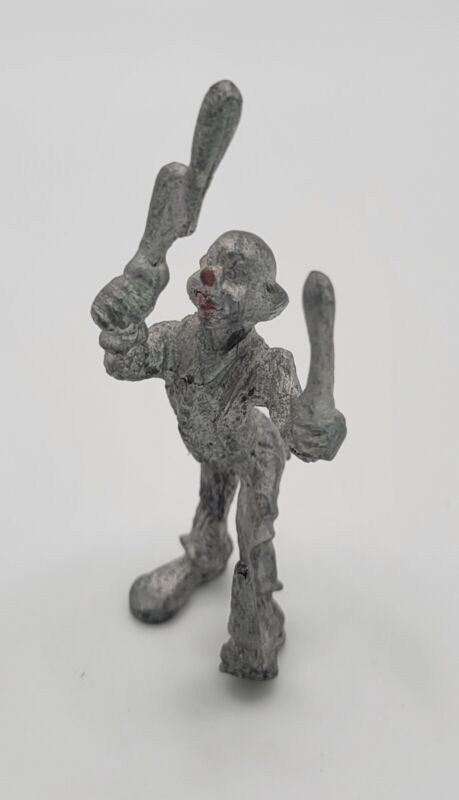Vintage Pewter Juggling Clown Figurine