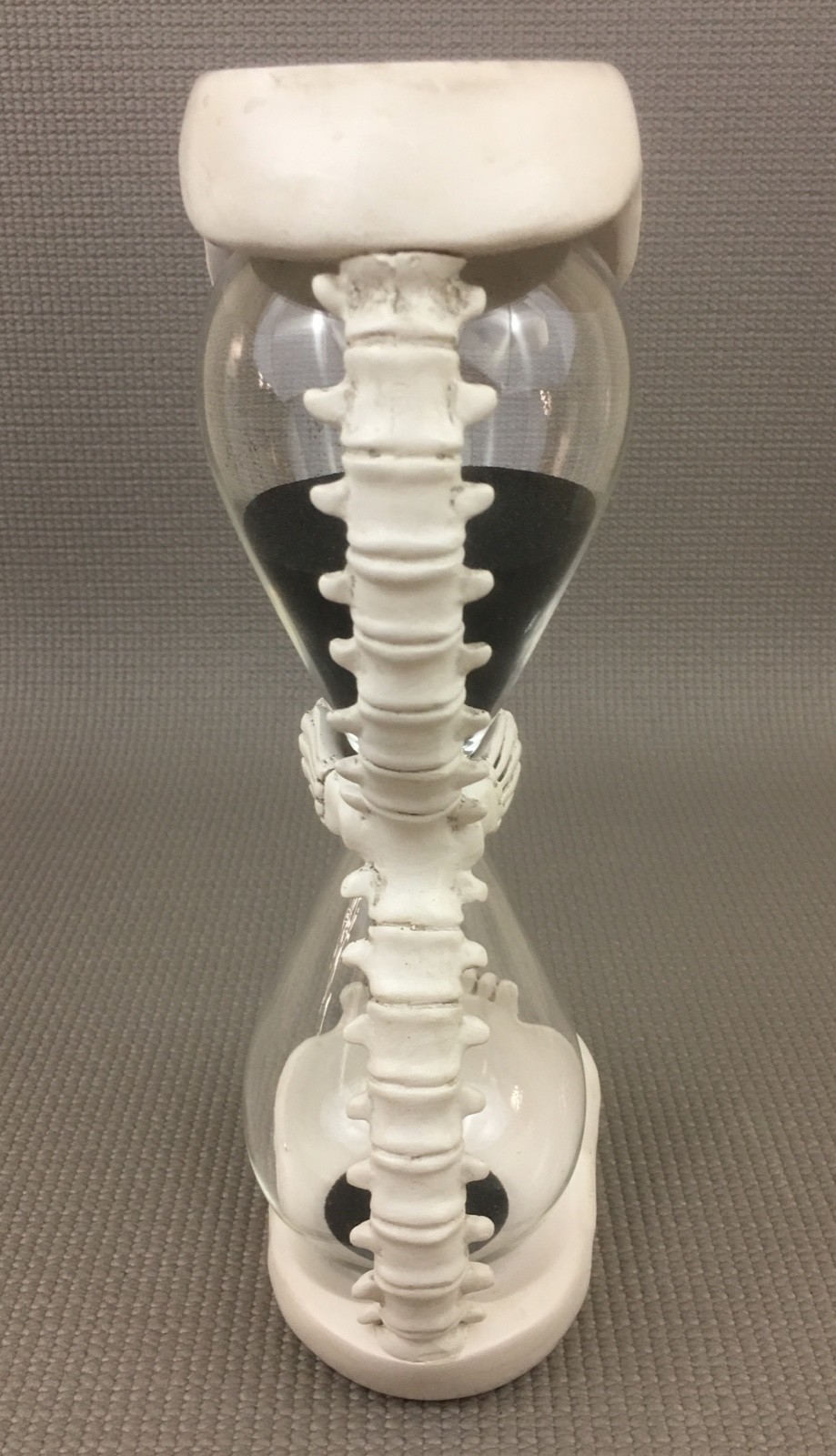 SKULL Skeleton Spine Bones 10.5 Inch Hourglass Sand Timer