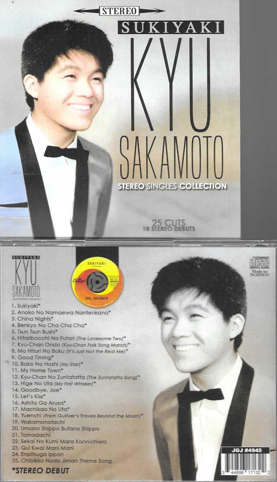 KYU SAKAMOTO-SUKIYAKI/STEREO SINGLES COLLECTION-NEW IMPORT