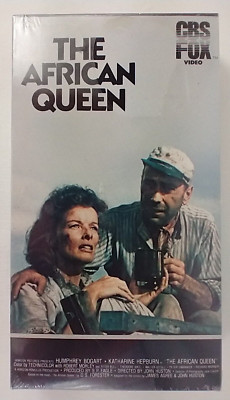 The African Queen (VHS, 1984) CBS FOX BRAND NEW SEALED RARE Part of Seal Missing
