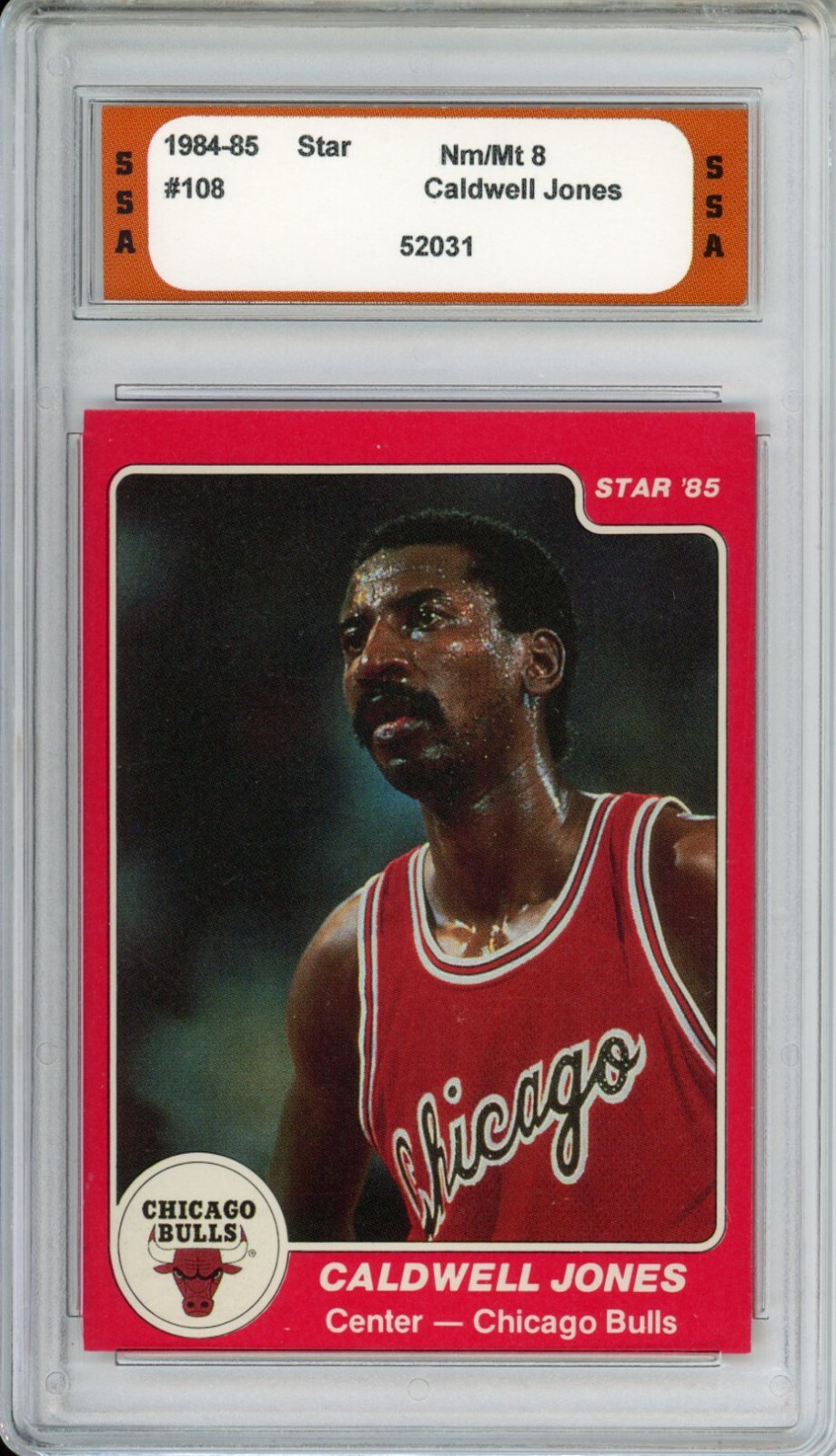 1984-85 Star Caldwell Jones #108 SSA NM-MT 8 Chicago Bulls