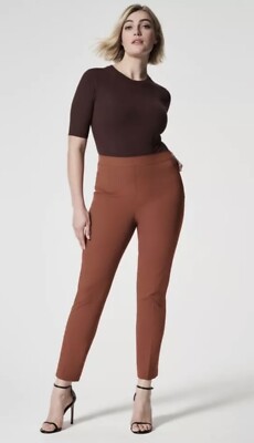 Spanx Womens Large On The Go Ankle Slim Straight Bronze Glow New NWT  