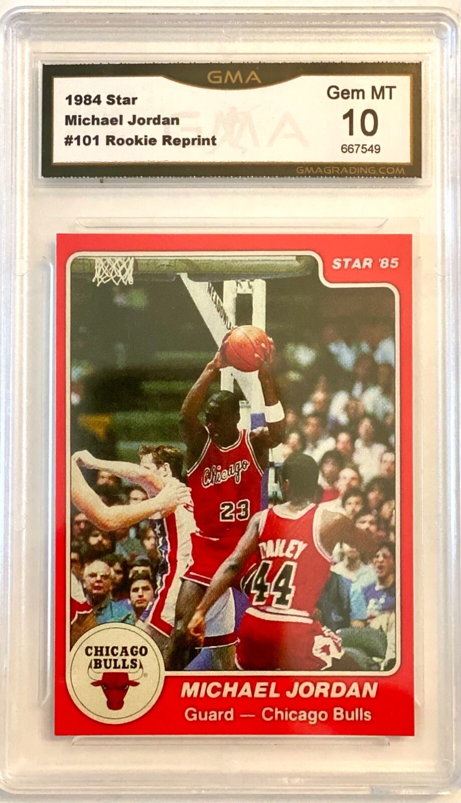 1996 Topps Finest Micheal Jordan #101 Rookie 1984 Star