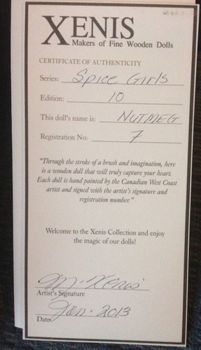 NIB Xenis Nutmeg Wood doll limited edition #7/10 BJD With 13 Moveable Joints NEW