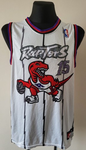 NBA Toronto Raptors basketball Nike White jersey #15 Vince