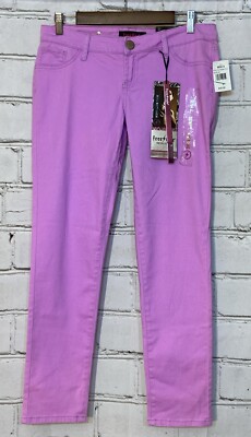 NWT FreeStyle Revolution Born Like This Size 9 Juniors Lilac Purple Jeans $40
