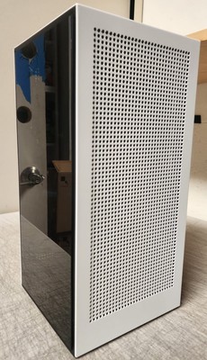 NZXT H1 V1 Mini-ITX Tempered Glass with built in AIO and Custom Front Grille