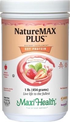 Maxi-Health Naturemax Plus - клубника (вегетарианская) 1 фунт порошка