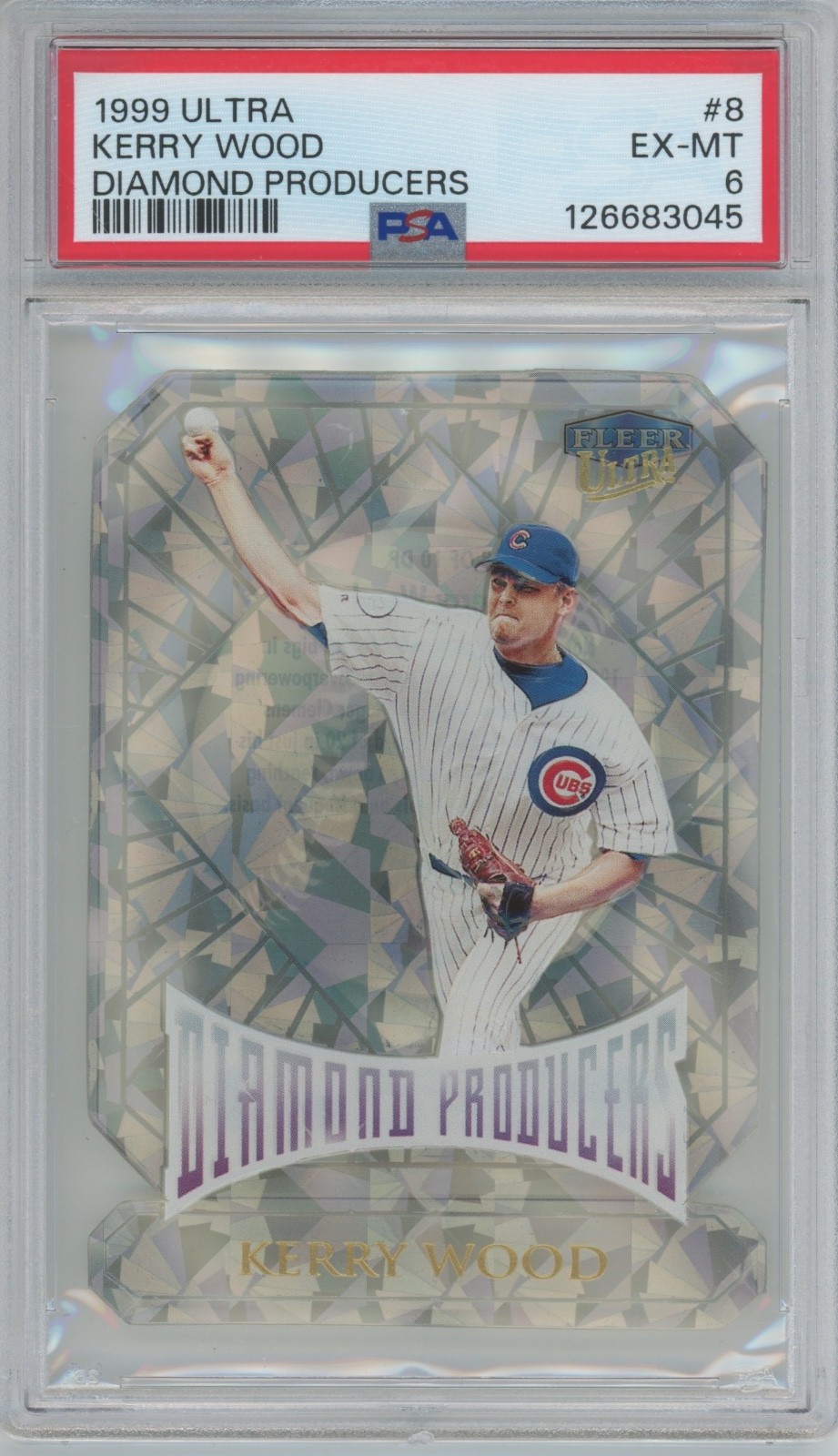 1999 Fleer Ultra Diamond Producers #8 Kerry Wood EX MT PSA 6