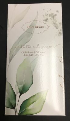 Rosy Rings White Tea and Ginger Reed Oil Diffuser, 3.38 fl oz