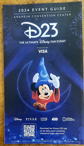 DISNEY D23 2024 EXPO ULTIMATE FAN EVENT GUIDE | eBay