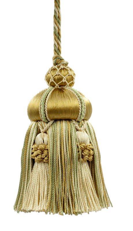 Key Tassel accented with Crown Tassels, Color# LX02 [Sold Individually]