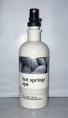 NEW Bath & Body Works HOT SPRINGS SPA Essential Oil Mist 5.3 Oz - Ships FREE!!