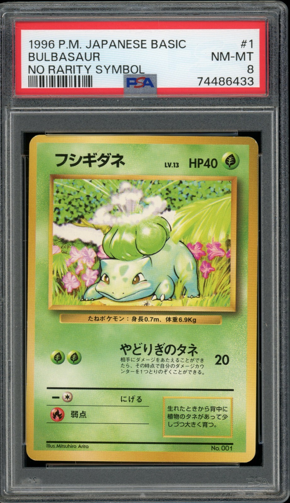 Bulbasaur PSA 8