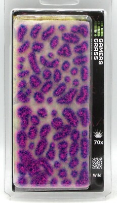 Gamers Grass GGA-NE Alien Neon 4mm Wild Tufts (70) Blue-Pink Plants Vegetation