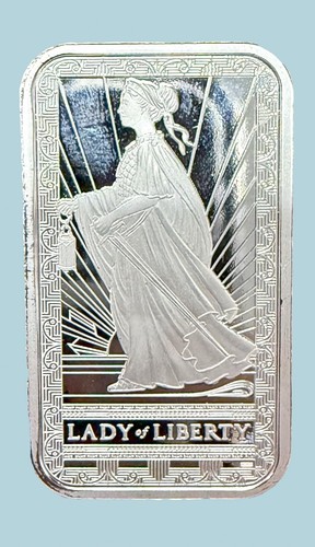 PAMP Lady of Liberty - Tube of 20 1 oz Silver Bar(s) 999.0