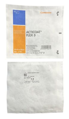 Acticoat Flex Dressing 10Cm X 10Cm 3- Day New (66800398) 1 piece