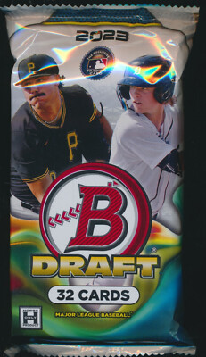 (1) 2023 BOWMAN DRAFT CHROME BASEBALL JUMBO HOBBY PACK (32 cards) NEW SEALED