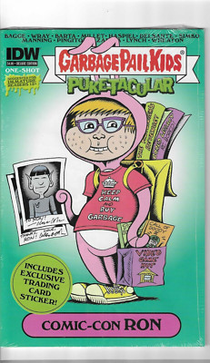 GARBAGE PAIL KIDS COMIC BOOK PUKETACULAR One-Shot ~ Comic-Con Ron Trading Card