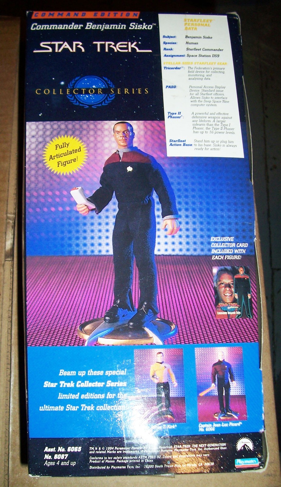 Playmates Star Trek Command Edition Benjamin Sisko 9