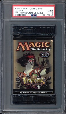 Legions Phage the Untouchable Booster Pack Graded PSA 9 MTG Magic #63170662