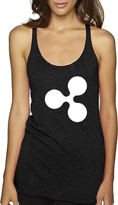 Women's Tank-Top XRP Ripple Symbol Cryptocurrency [#912]