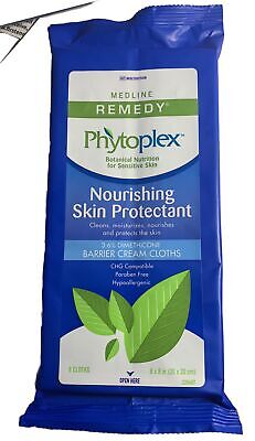 1 Pack  Medline Remedy Phytoplex Nourishing Skin Protection Barrier Cream Cloth
