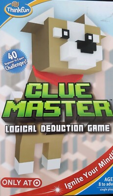 NEW Clue Master Logical Deduction Game Reasoning 40 Challenges