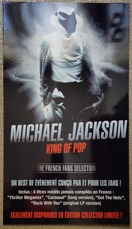 Michael Jackson King Of Pop French Fans Edition Promo Plv Display - 70cm Environ