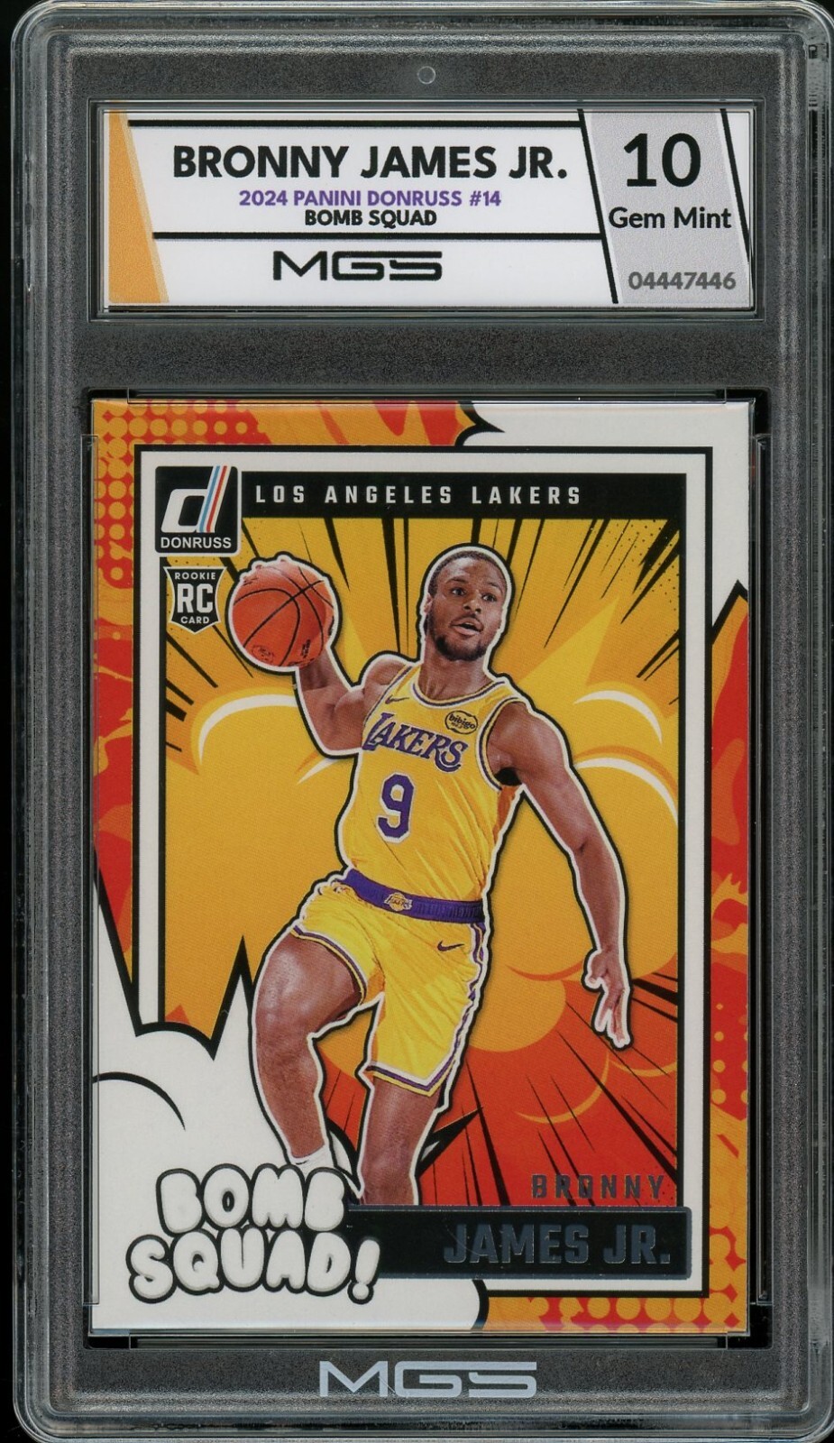 Bronny James Jr. 2024 Panini Donruss Bomb Squad #14 MGS