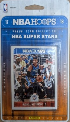 2017-18 NBA Hoops Factory Sealed Team Set OKC Thunder Russel Westbrook