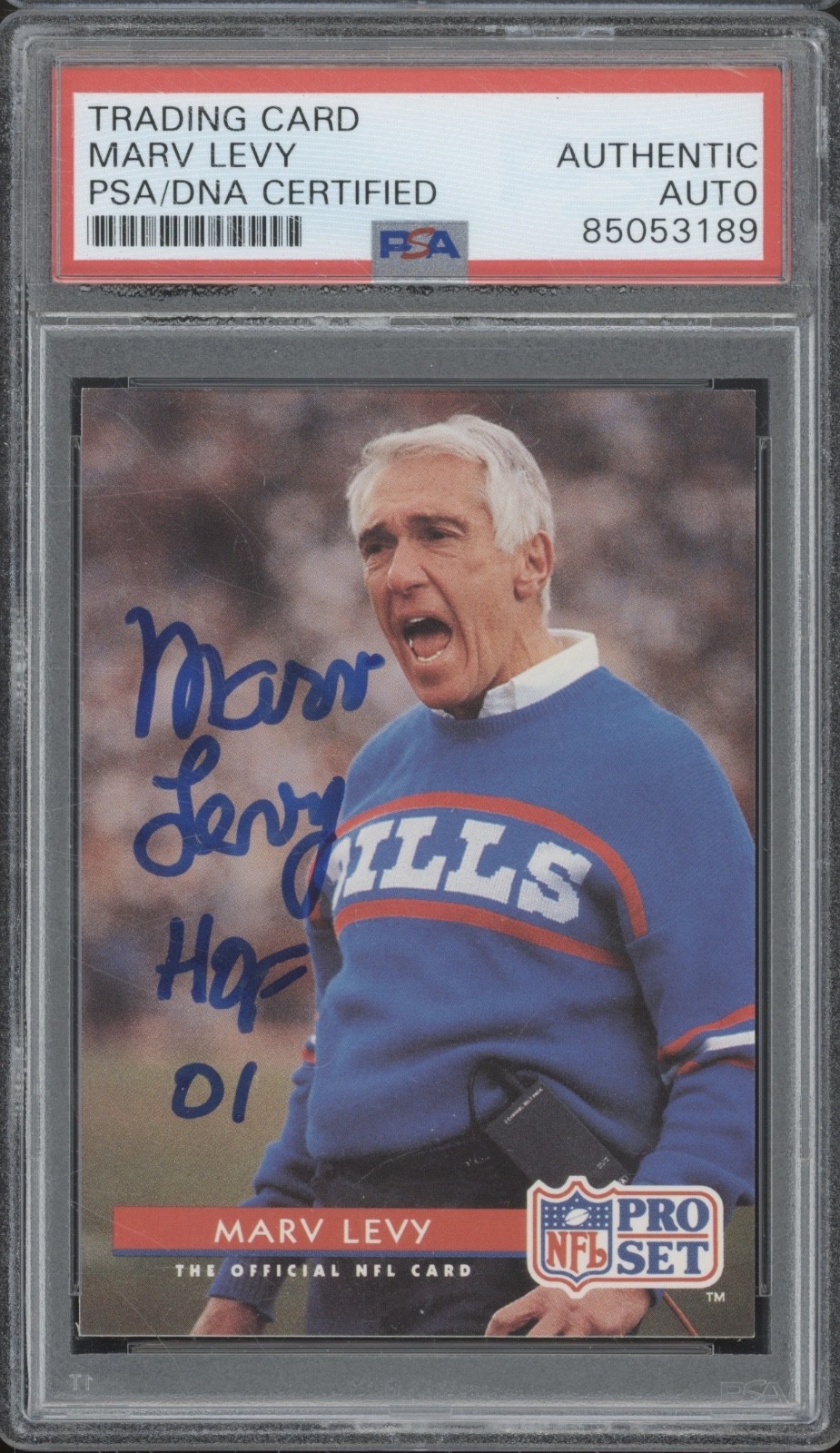 1992 Pro Set HOF 2001 #108 Mark Levy Autograph PSA DNA Authentic Auto