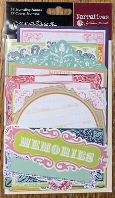 Creative Imaginations Narratives Lilly Lane Journaling Frames Die-Cuts Memories