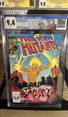 NEW MUTANTS #12 CGC 9.4 WHITE PAGES // MARVEL COMICS 1984