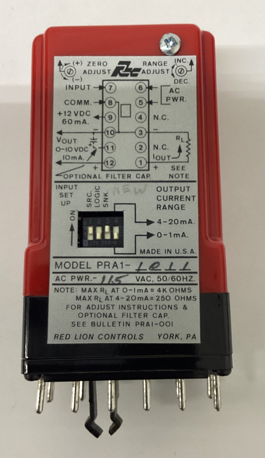 Red Lion Controls PRA11011 Analog Converter (CL111)