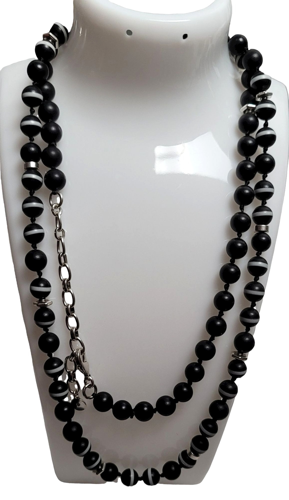 ジーナシス　【eL+1】 beads short necklace ブラック eL+1】Beads Short Necklace おね コラボ キャビア 黒 - メルカリ