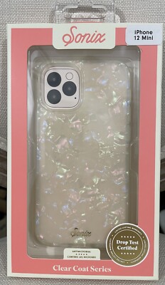 Sonix iPhone 12 Mini Case Pearl Tortoise Clear Coat Series Drop Tested 10 Ft