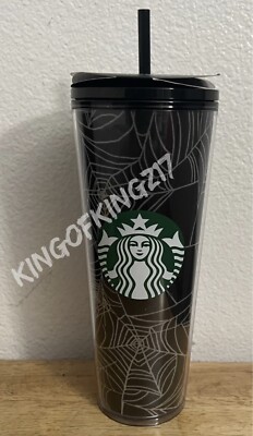 Starbucks Mexico Dia De Muertos Glow In The Dark Halloween Spider Web 2021 24oz