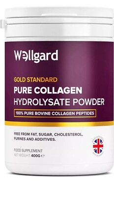 Wellgard Collagen Powder, Gold Standard Bovine Collagen Peptides Powder 400g