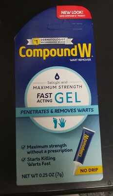 Compound W Fast Acting Maximum Strength Gel Wart Remover 0.25 oz