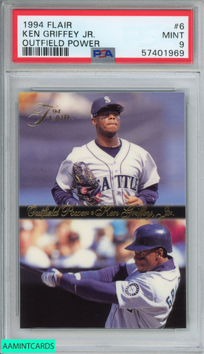 1994 FLAIR OUTFIELD POWER KEN GRIFFEY JR #6 SEATTLE MARINERS
