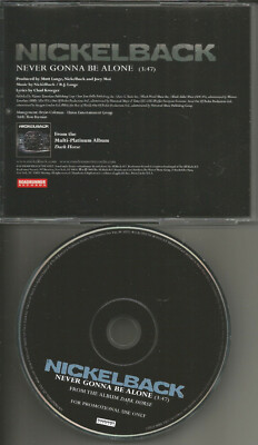 NICKELBACK Never Gonna Be Alone RARE 2008 PROMO Radio DJ CD Single USA MINT