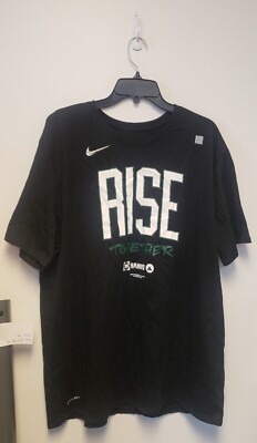 NIKE 2019 BOSTON CELTICS NBA PLAYOFFS BOUND TEAM MANTRA 2XL, BLACK *NEW