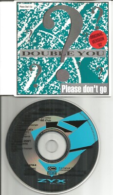 DOUBLE YOU Please don t go 4TRX 3 RARE MIXES & ACAPPELLA CD single USA seller