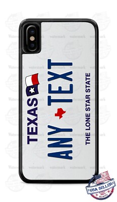Texas 1992 Vintage License Plate Phone Case For iPhone 12 Samsung S20 LG Google