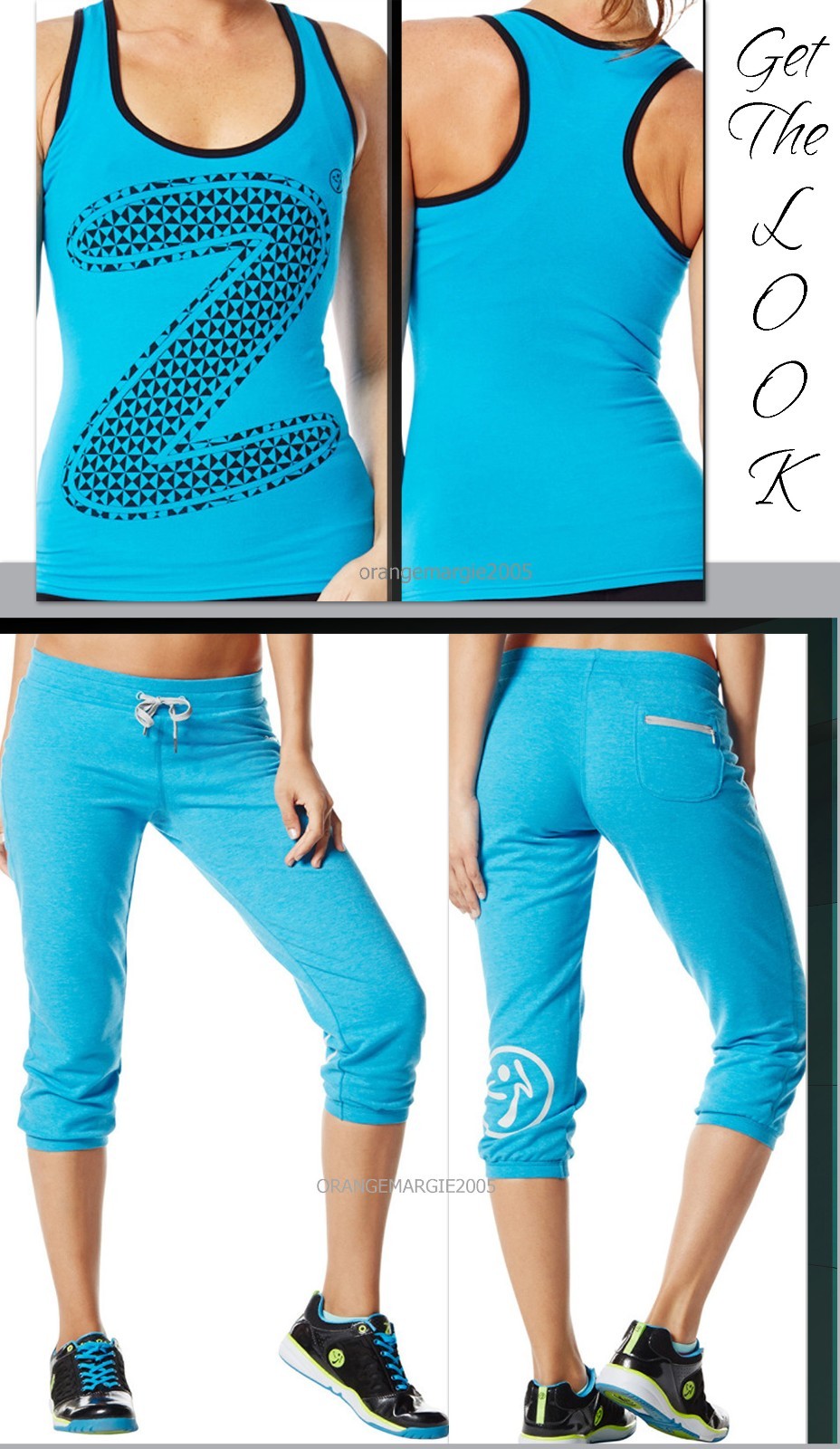 XS♪ZUMBA ズンバ Cam-Oh Cute Capri Sweatpants-ＳＭ ZUMBA 2Pc.SET Oh-So-Comfy CAPRI lt. Sweats PANTs HipHop +
